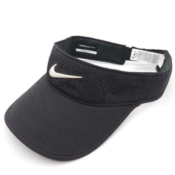 Nike Golf Strap back visor adjustable black one size fits most - Picture 1 of 7